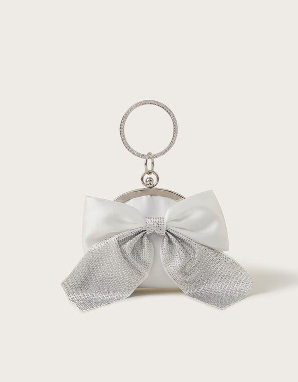 Diamante Bow Bangle Bag, , large
