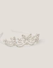 Diamanté Butterfly Tiara, , large