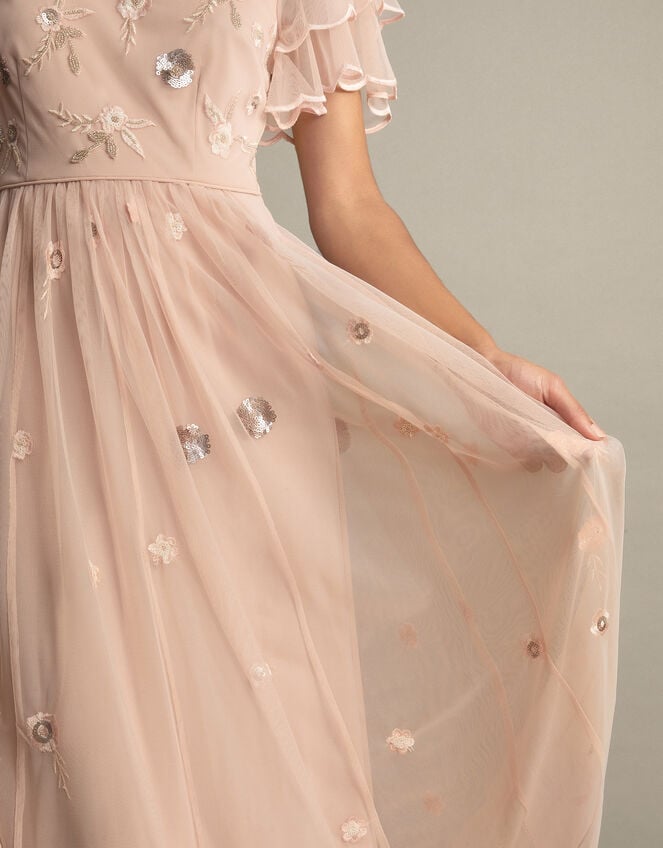Catherine Embellished Maxi Dress, Pink (BLUSH), large