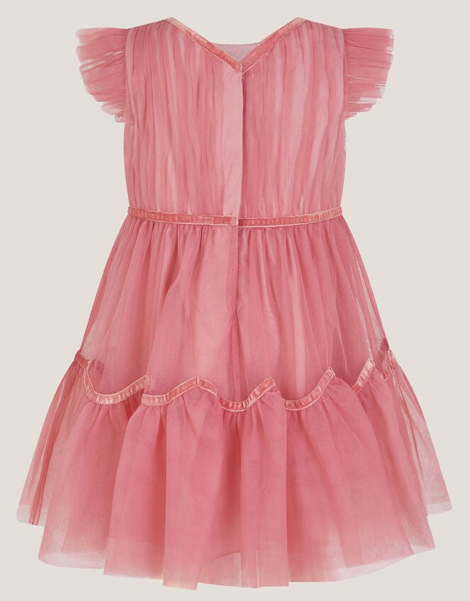 Baby Charlize Tulle Party Dress, Pink (DUSKY PINK), large