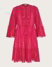 Sidney Metallic Kaftan, Pink (PINK), large