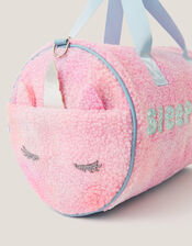 Unicorn Borg Sleepover Duffle Bag, , large