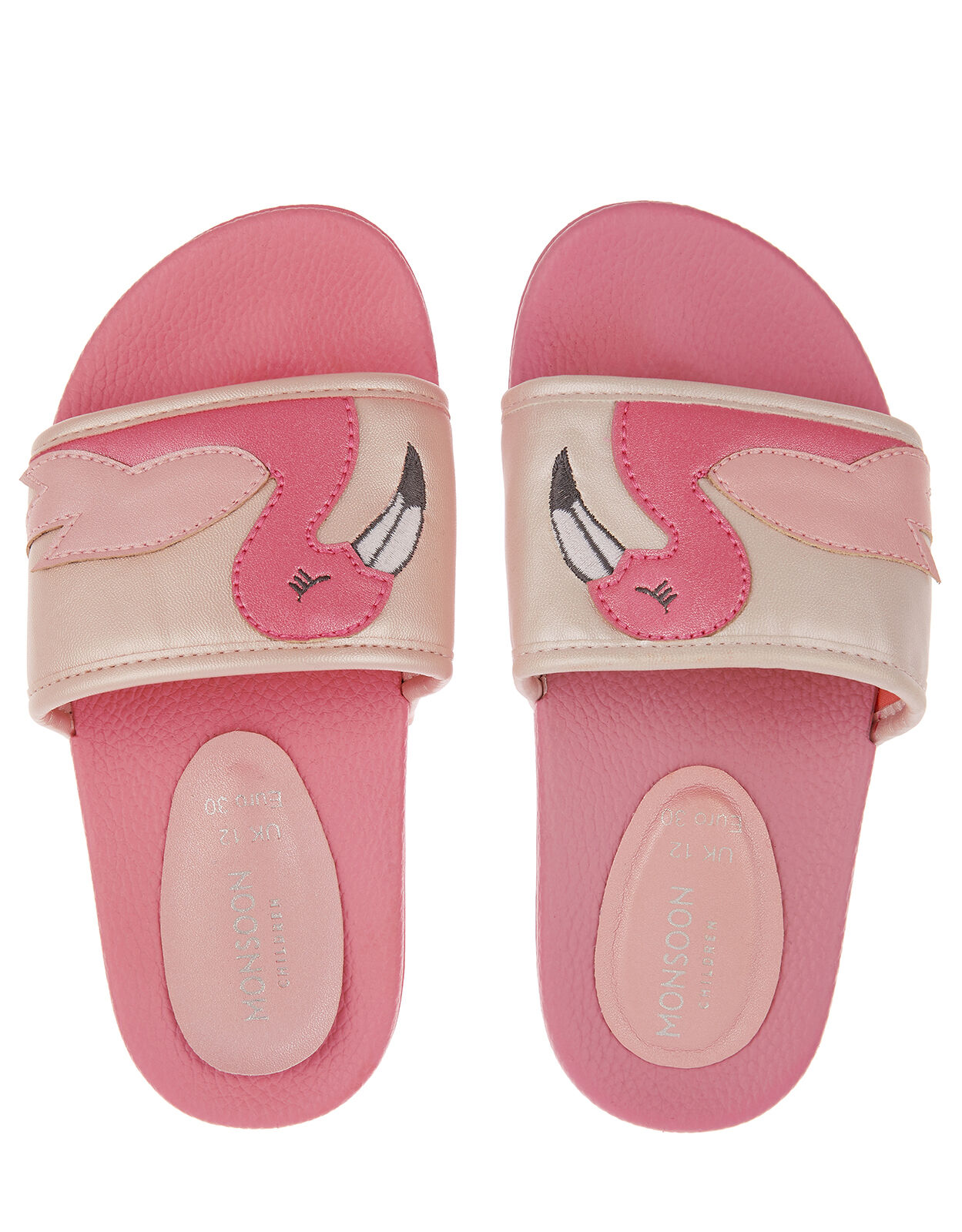 pale pink sliders