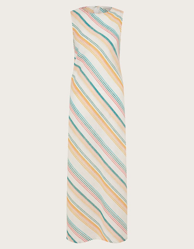 Aubree Stripe Dress, Green (GREEN), large
