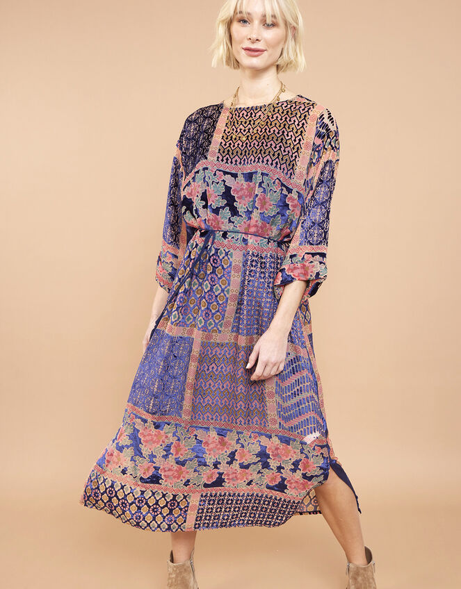 East Romy Burnout Dress, Multi (MULTI), large