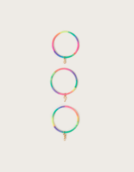Rainbow Wrapped Bangles Set of Three, , large