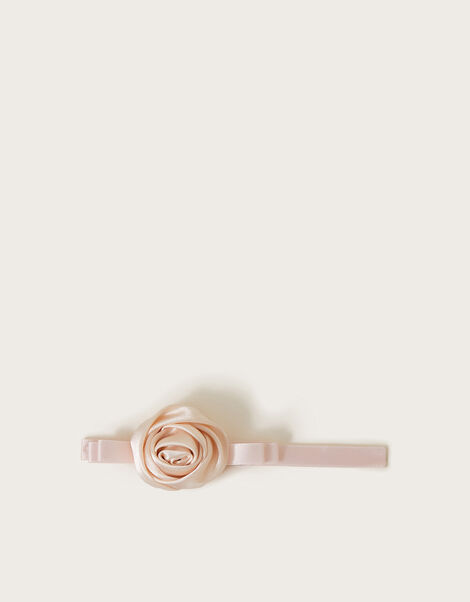 Rosette Satin Choker Necklace, , large