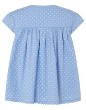 Baby Nellie Duck Top and Legging Set, Blue (BLUE), large