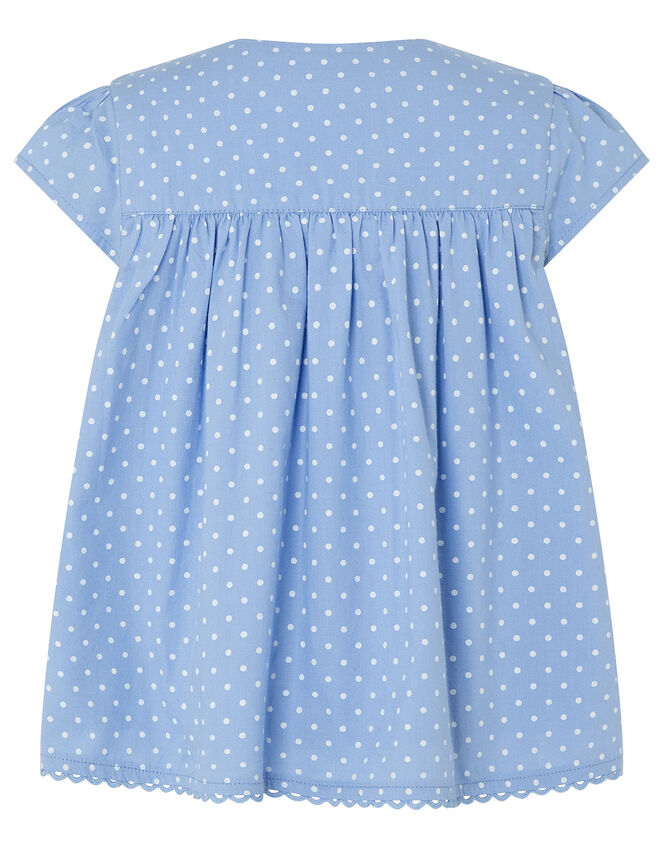 Baby Nellie Duck Top and Legging Set, Blue (BLUE), large