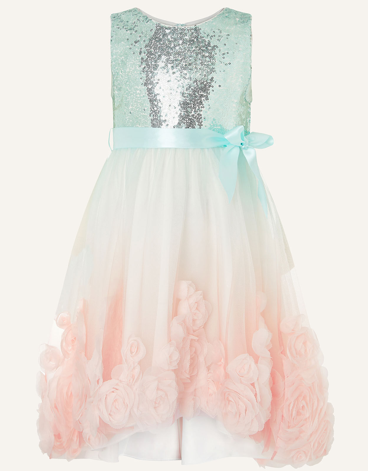 Ombre Sequin High Low Dress Multi Girls Dresses Monsoon ROI