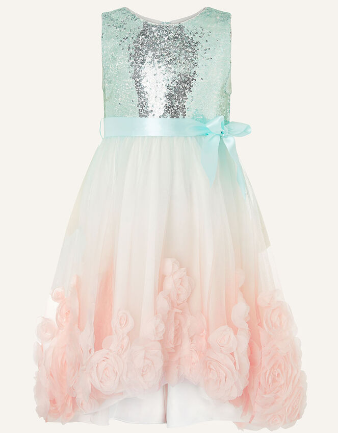 Ombre Sequin High-Low Dress , Multi (MULTI), large