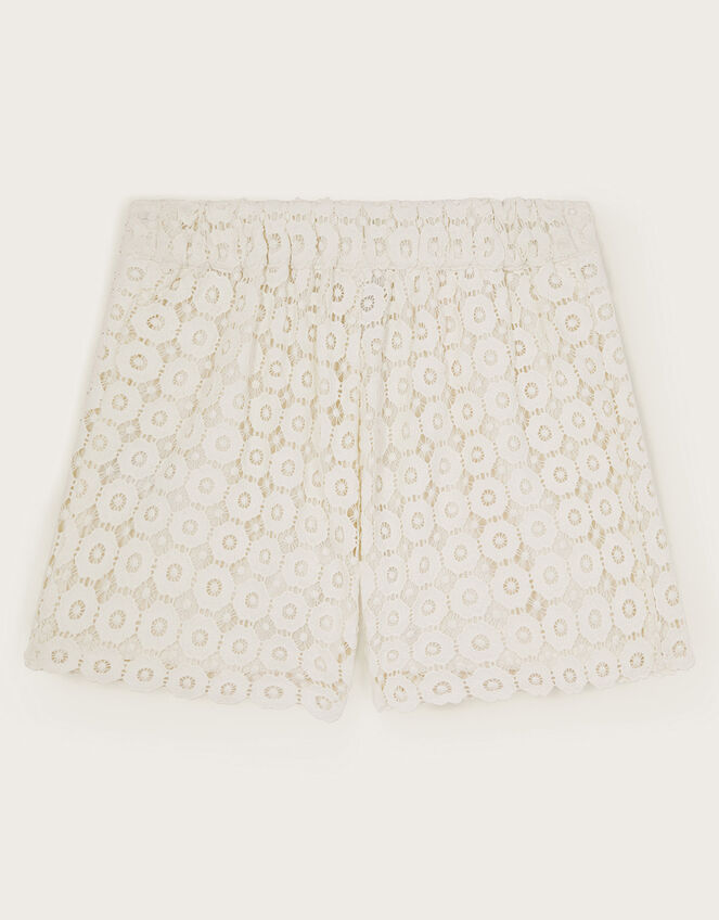 Lace Shorts, Ivory (IVORY), large