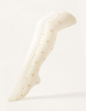 Glitter Unicorn Tights Multipack, Ivory (IVORY), large