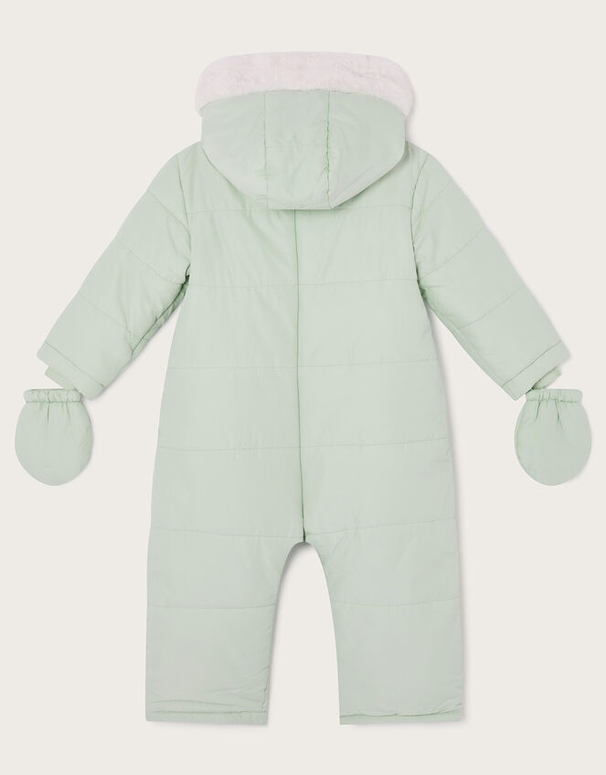 Bear Pramsuit, Green (MINT), large