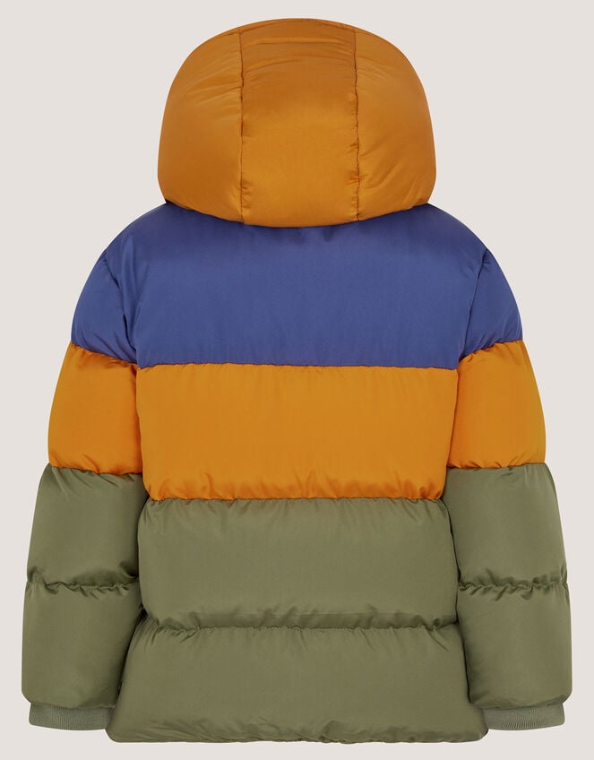 Water-Resistant Colourblock Puffer Jacket, Multi (MULTI), large