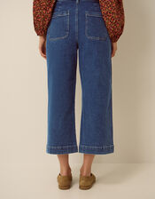 Arlo Regular Cropped Jeans, Blue (MID AUTHENTIC BLUE), large