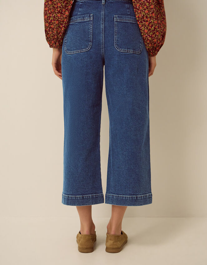 Arlo Regular Cropped Jeans, Blue (MID AUTHENTIC BLUE), large