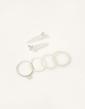 Pretty Butterfly Bracelet and Hair Clip Set, , large
