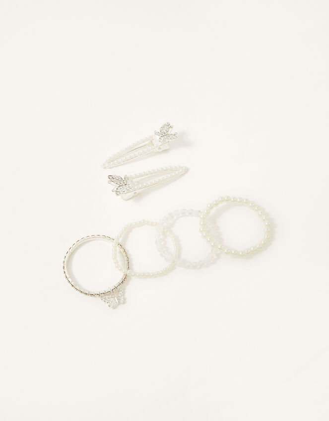 Pretty Butterfly Bracelet and Hair Clip Set, , large