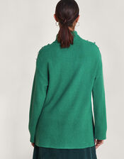 Lib Longline Jumper , Green (GREEN), large