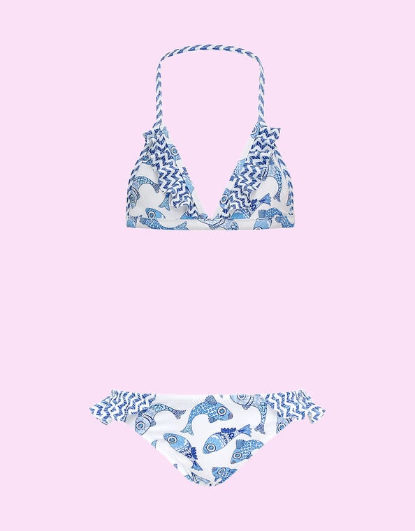 Sunuva Batik Print Bikini Set, Blue (BLUE), large