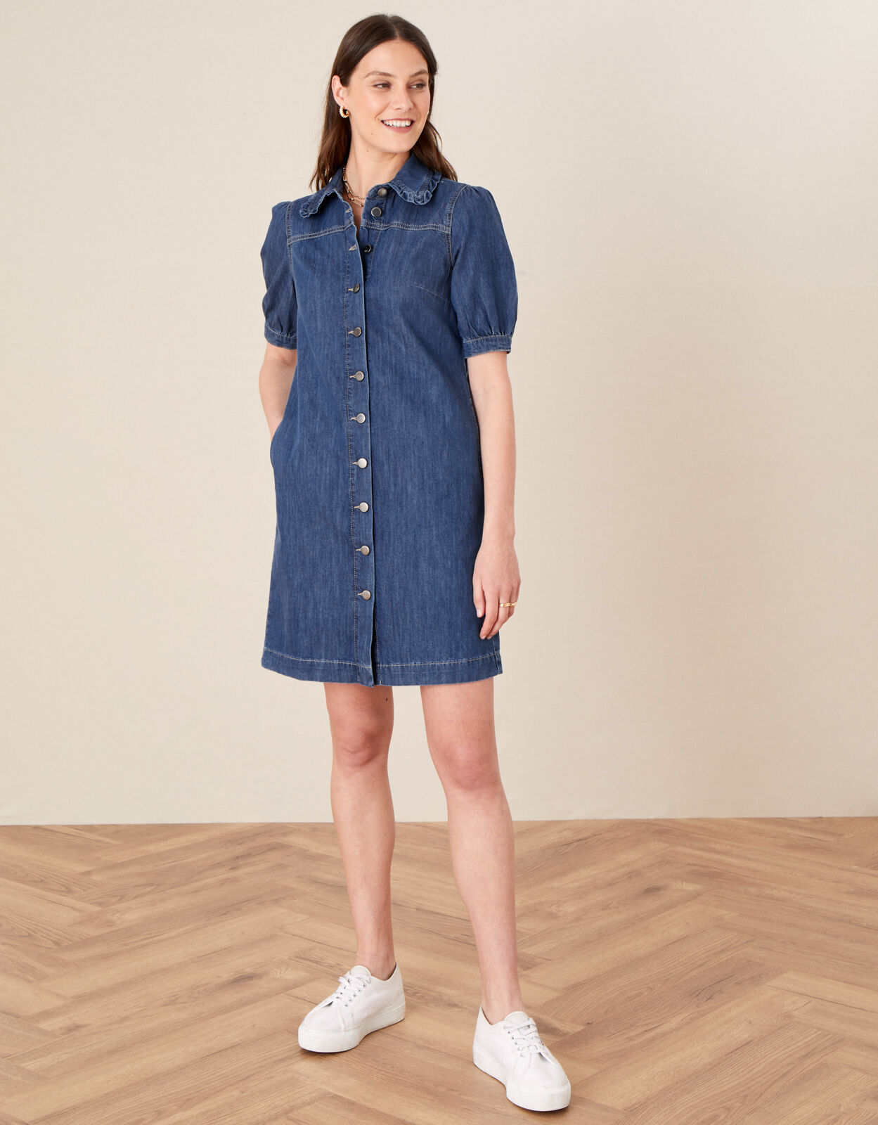 denim dress