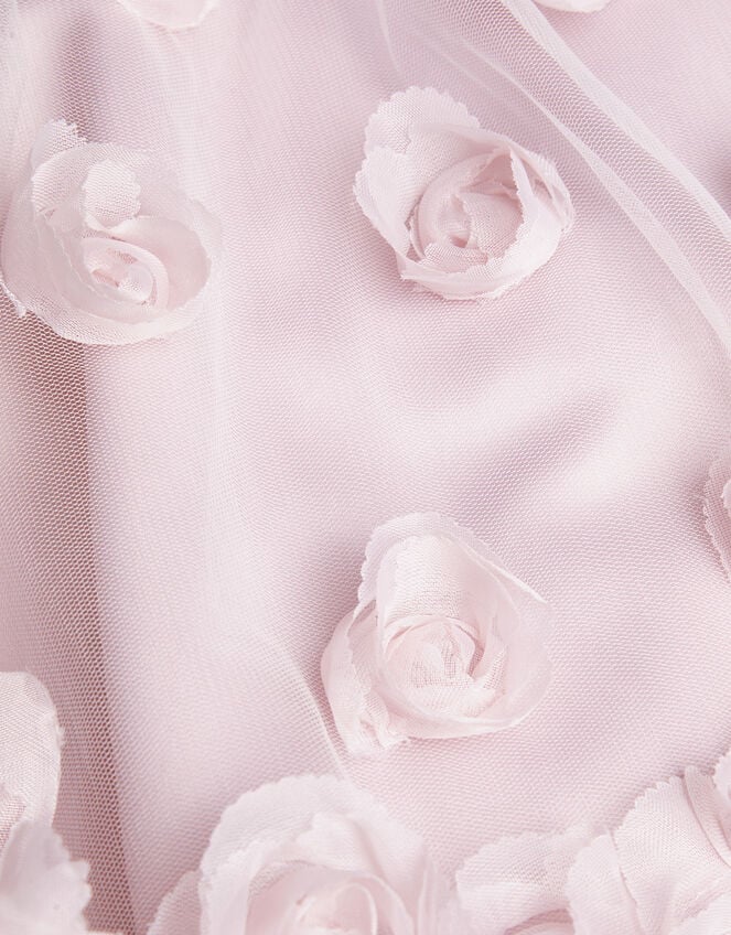 Ianthe 3D Flower Dress , Pink (DUSKY PINK), large