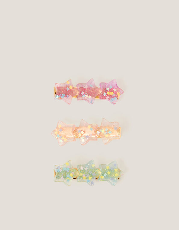 3-Pack Super Star Hair Clips, , large