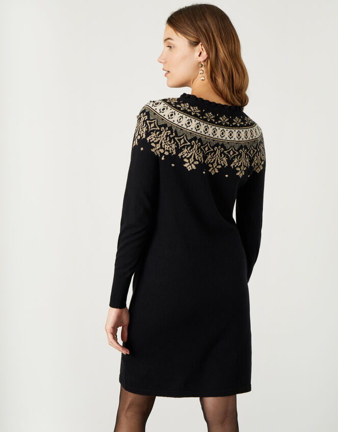 Embellished Fairisle Yoke Knit Dress Black | Monsoon Global Navigation Catalog | Monsoon Global. Embellished Fairisle Yoke Knit Dress Black | Monsoon Global Navigation Catalog | Monsoon Global.