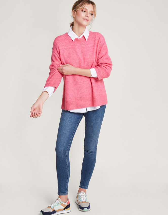 Iris Regular-Length Skinny Jeans, Blue (DENIM BLUE), large