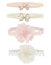 Baby Flower and Glitter Bando Headband Multipack, , large
