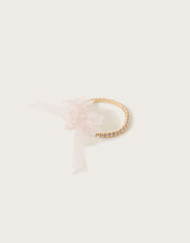 Frosted Flower Diamante Bracelet, , large