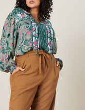 Janice Wide Leg Trousers, Camel (CAMEL), large