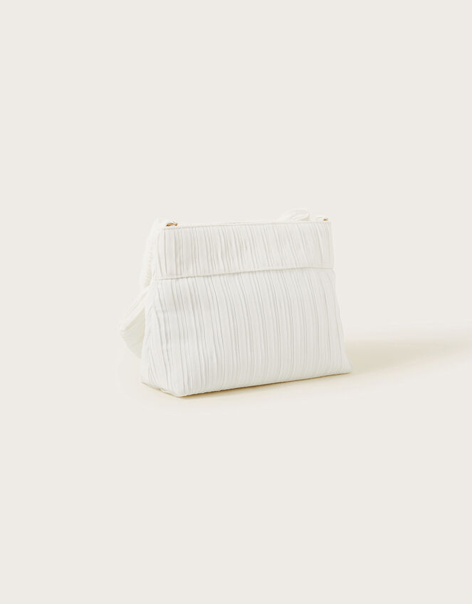 Pleated Bow Bag, , large