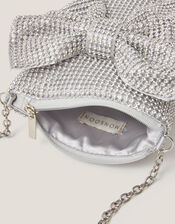 Diamant&eacute; Embellished Bow Bag, , large