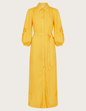 Millie Shirt Dress, Yellow (YELLOW), large