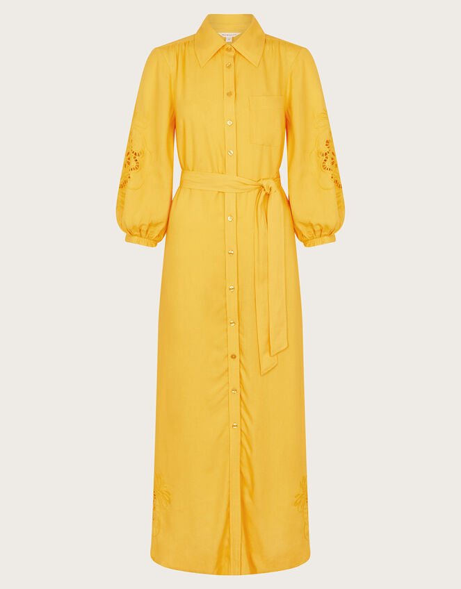 Millie Shirt Dress, Yellow (YELLOW), large