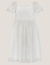 Floella Floral Lace Maxi Dress, Ivory (IVORY), large