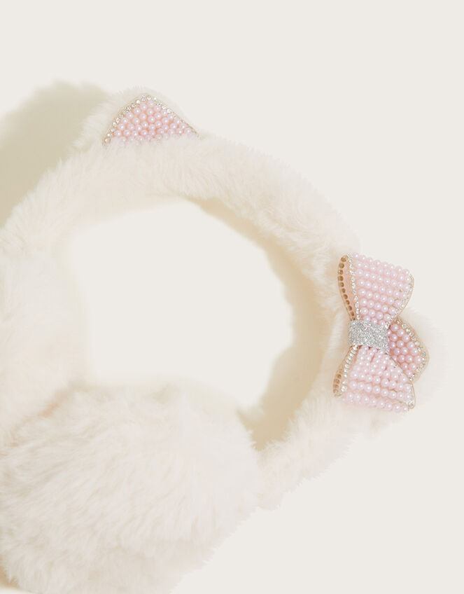 Pearl Cat Earmuffs, , large