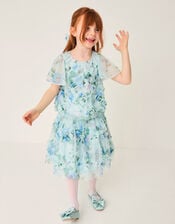 Roma Floral Print Ruffle Top & Skirt Set, Multi (MULTI), large