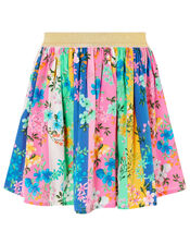 Stripe Floral Skirt, Multi (MULTI), large