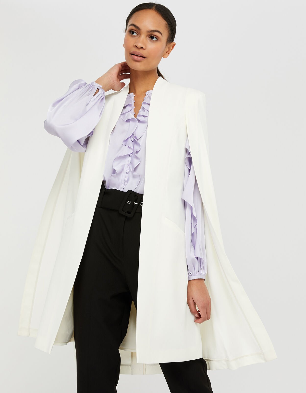 Monsoon cape jacket clearance