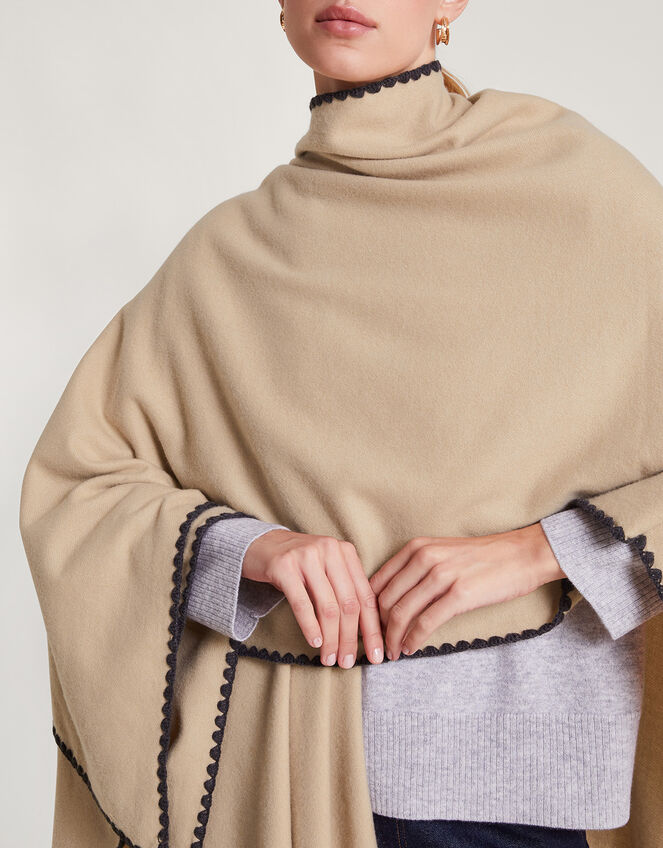 Lightweight Poncho, Tan (TAN), large
