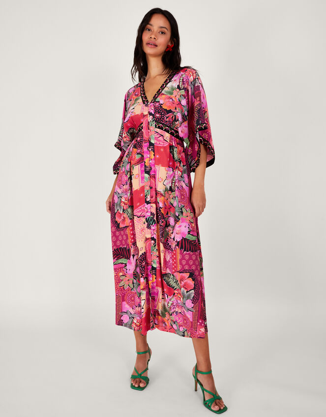 Anastasia Kimono Dress, Pink (PINK), large