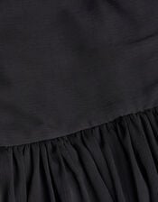 Texas One Shoulder Prom Dress, Black (BLACK), large