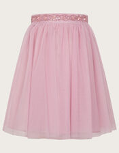 Land of Wonder Beaded Belt Tutu Skirt, Pink (DUSKY PINK), large