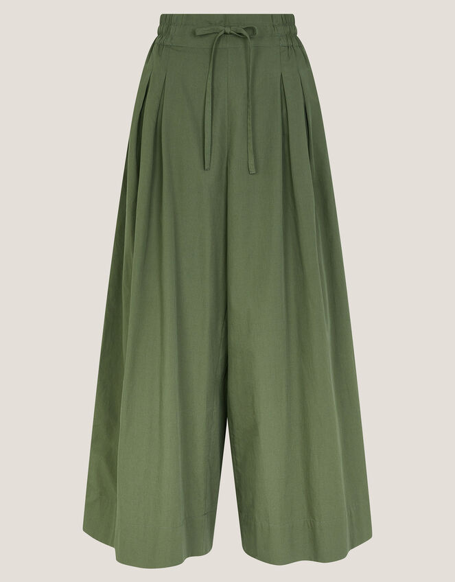 Rachel Wide Leg Pants, Green (KHAKI), large