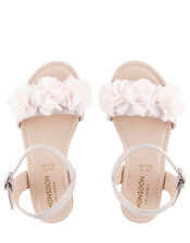 Corsage Shimmer Sandals, Pink (PINK), large