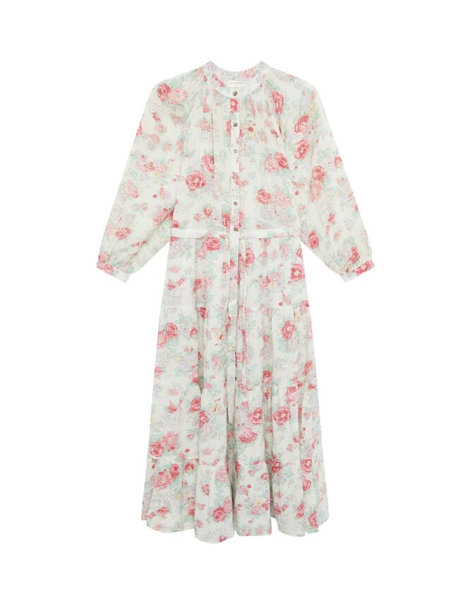 Maison Hotel Augustina Floral Maxi Dress, Multi (MULTI), large