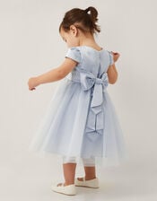 Baby Tulle Bridesmaid Dress, Blue (PALE BLUE), large